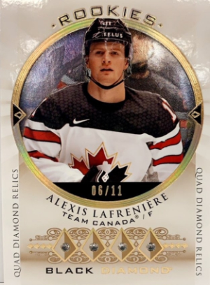2015-16 Diamond Relic Rookie Gems Tribute Alexis Lafreniere