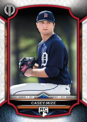 2021 Rookies Red Casey Mize MOCK UP 2021 Rookies Red Casey Mize MOCK UP