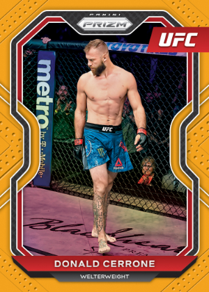 Base Vertical Prizms Gold Donald Cerrone MOCK UP
