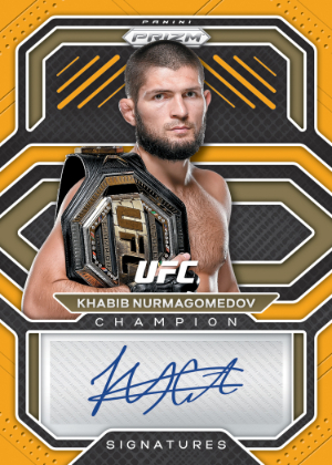 Champion Signatures Prizms Gold Khabib Nurmagomedov MOCK UP