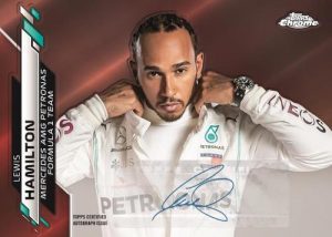 Chrome Auto Red Refractor Lewis Hamilton MOCK UP