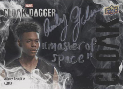 Cloak Inscription Auto Aubrey Joseph as Cloak Cloak Inscription Auto Aubrey Joseph as Cloak