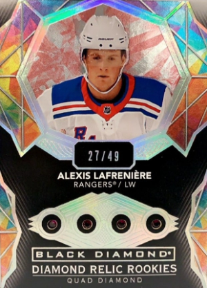 Diamond Relic Rookie Gems Quad Diamond Alexis Lafreniere