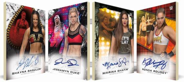 Four Horsewomen of MMA Auto Book Marina Shafir, Ronda Rousey, Shayna Baszler, Jessamyn Duke MOCK UP