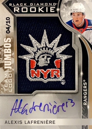 Rookie Team Logo 4 Jumbo Manufactured Patches Auto Alexis Lafreniere