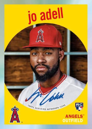 Tribute to Topps Auto Jo Adell MOCK UP Tribute to Topps Auto Jo Adell MOCK UP