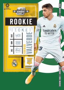 Contenders Rookie Ticket Green La Liga Federico Valverde MOCK UP Contenders Rookie Ticket Green La Liga Federico Valverde MOCK UP