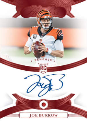 Rookie Gems Signatures Ruby Joe Burrow MOCK UP Rookie Gems Signatures Ruby Joe Burrow MOCK UP