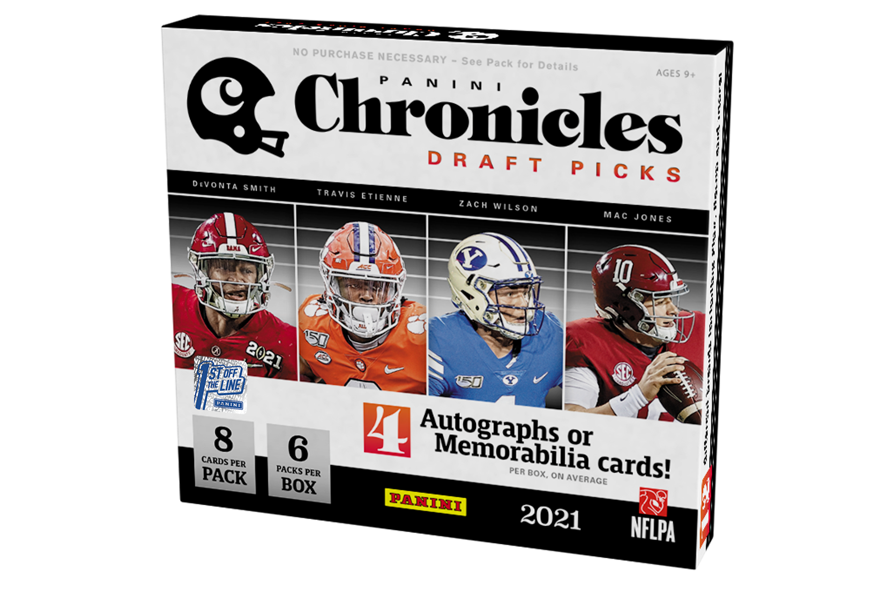 2021 Panini Chronicles Draft Picks Football Card Checklist