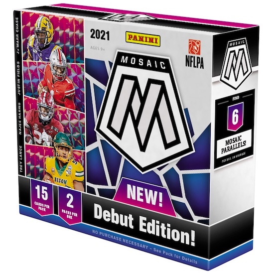 2021 Panini Mosaic Draft Picks Football