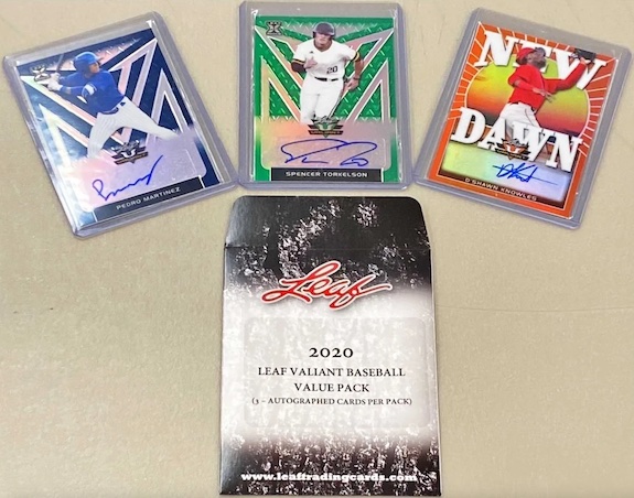 2020 Leaf Valiant Baseball