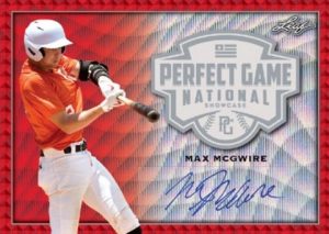 2015 Leaf Perfect Game Pure Glass Autographs /1 /5 /10 /15 Kauffmann Rizzo Belge 