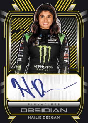 Obsidian Signatures Electric Etch Yellow Hailie Deegan MOCK UP