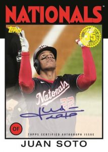 1986 Topps Baseball Auto Juan Soto MOCK UP 1986 Topps Baseball Auto Juan Soto MOCK UP