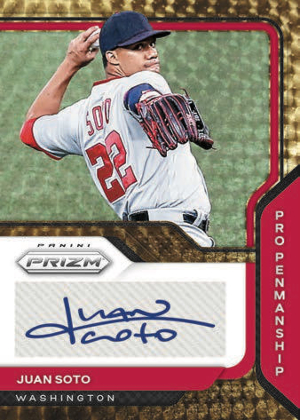 Pro Penmanship Gold Vinyl Juan Soto MOCK UP Pro Penmanship Gold Vinyl Juan Soto MOCK UP