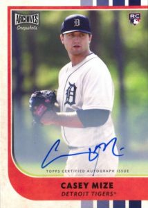 Base Auto Casey Mize MOCK UP