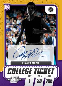 Contenders Optic College Tickets Auto MOCK UP