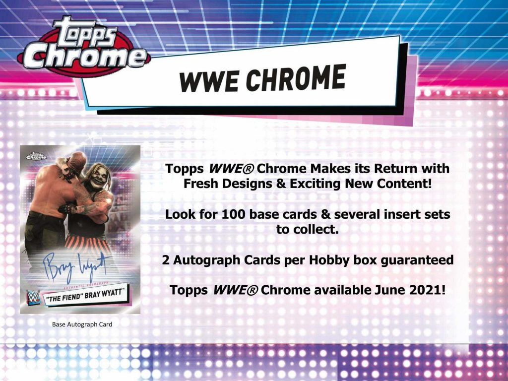 2021 Topps Chrome WWE - Wrestling Card Checklist