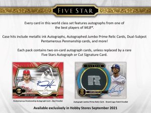 2021 Topps Five Star Baseball
