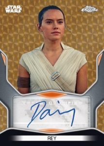 Age of Resistance Auto SuperFractor Daisy Ridley as Rey MOCK UP Age of Resistance Auto SuperFractor Daisy Ridley as Rey MOCK UP