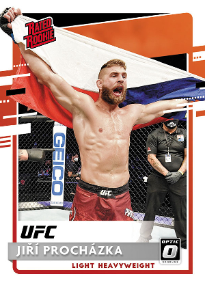 Base Optic Rated Rookie Jiri Prochazka MOCK UP Base Optic Rated Rookie Jiri Prochazka MOCK UP