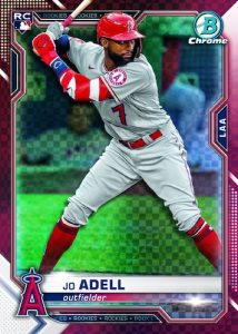 Base Rookie Red X-Fractor Jo Adell MOCK UP