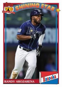 1991 Topps Bazooka Shining Star Randy Arozarena MOCK UP 1991 Topps Bazooka Shining Star Randy Arozarena MOCK UP