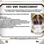 2021 Topps WWE Transcendent Collection