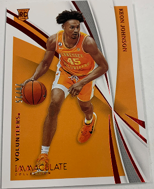 Base Rookie Red Keon Johnson Base Rookie Red Keon Johnson