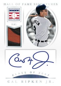 Hall of Fame Material Signatures Cal Ripken Jr MOCK UP Hall of Fame Material Signatures Cal Ripken Jr MOCK UP