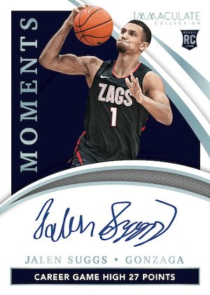 Immaculate Moments Jalen Suggs MOCK UP Immaculate Moments Jalen Suggs MOCK UP