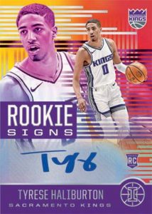 Rookie Signs Tyrese Haliburton MOCK UP Rookie Signs Tyrese Haliburton MOCK UP