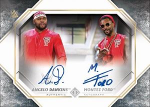 Tag Team Dual Auto Angelo Dawkins, Montez Ford MOCK UP Tag Team Dual Auto Angelo Dawkins, Montez Ford MOCK UP
