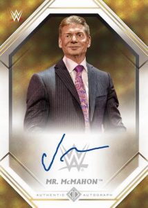 Transcendent Collection Auto Superfractor Mr. McMahon MOCK UP