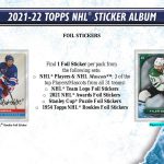 2021-22 Topps NHL Sticker Collection