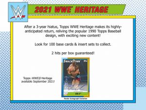 2021 Topps WWE Heritage