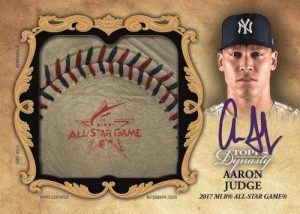 Auto Special Event Baseball Leather Gold Aaron Judge MOCK UP