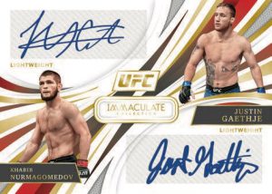 Dual Auto Justin Gaethje Khabib Nurmagomedov MOCK UP Dual Auto Justin Gaethje Khabib Nurmagomedov MOCK UP