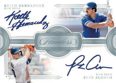 Dual Signatures Keith Hernandez, Pete Alonso MOCK UP