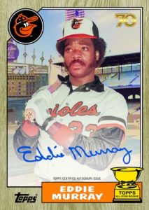 Hall of Fame Auto Eddie Murray MOCK UP Hall of Fame Auto Eddie Murray MOCK UP
