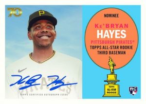 Rookie Auto KeBryan Hayes MOCK UP Rookie Auto KeBryan Hayes MOCK UP