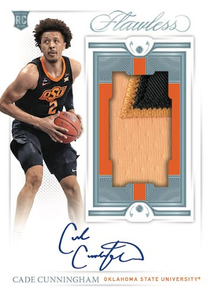 Rookie Patch Auto Vertical Cade Cunningham MOCK UP