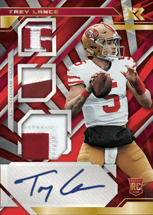 Rookie Triple Swatch Auto Trey Lance MOCK UP Rookie Triple Swatch Auto Trey Lance MOCK UP