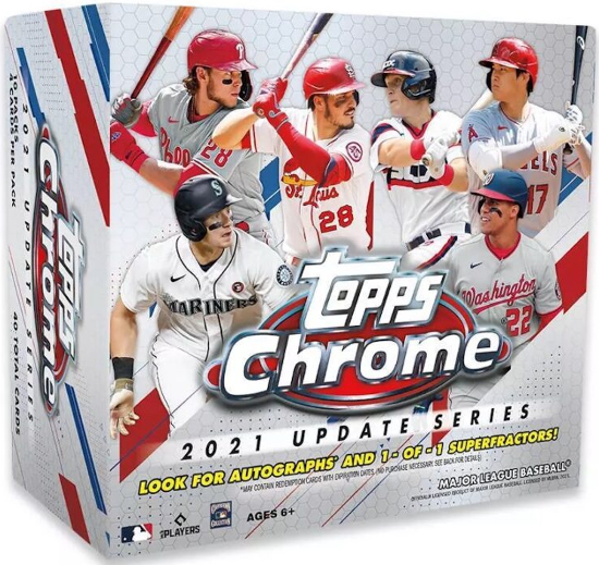 2020 Topps Chrome Update Baseball Hanger Box 