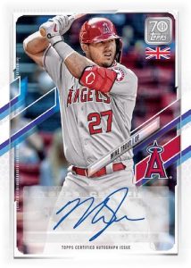 Auto Mike Trout MOCK UP