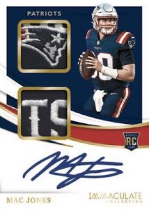Immacualte Signature Patches Rookies Mac Jones MOCK UP Immacualte Signature Patches Rookies Mac Jones MOCK UP