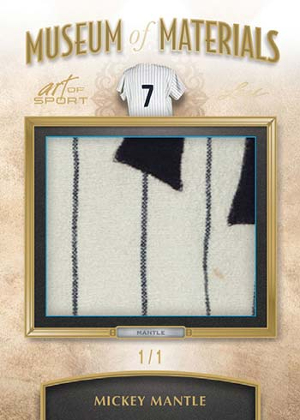 Museum of Materials Gold HoloFoil Mickey Mantle MOCK UP