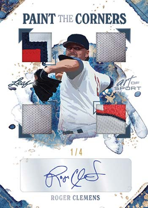 Paint the Corners Auto Roger Clemens MOCK UP