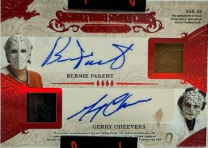 Signature Swatch 4 Red HoloFoil Back Tony Esposito, Martin Brodeur, Bernie Parent, Gerry Cheevers.jpg