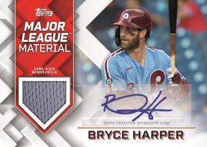 Major League Material Auto Bryce Harper MOCK UP Major League Material Auto Bryce Harper MOCK UP